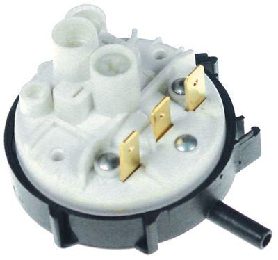 Pressostat Trykområde 28/12mbar Tilslutning 6mm ø 58mm Tryktilslutning horisontal Spuleteknik