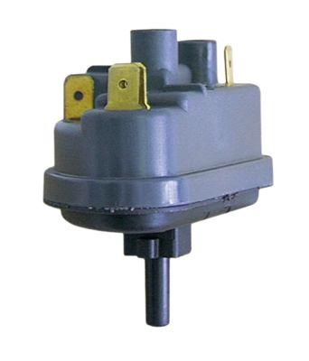 Pressostat Trykområde 100/60mbar Tilslutning 6mm ø 74mm Tryktilslutning vertikal Spuleteknik