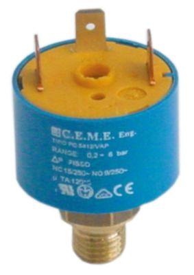 Pressostat Tilslutning 1-polet ø 35mm Tryktilslutning vertikal Kaffeteknik