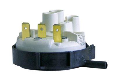 Pressostat Trykområde 75/35mbar Tilslutning 6mm ø 58mm Tryktilslutning horisontal Spuleteknik