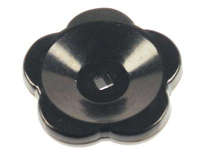 Stjernegreb Termoplast ø 100mm sort L 28mm Akse 10x10mm