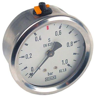 manometer ø 62mm pressure range 0 up to 1barthread 1/4