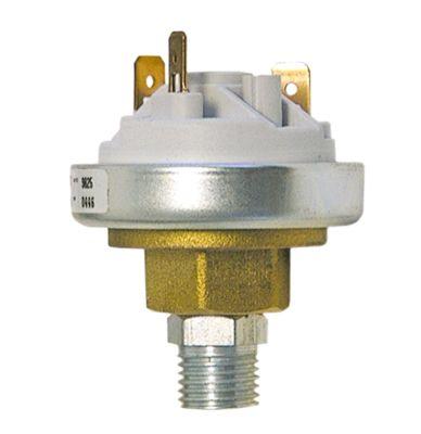 Pressostat Tilslutning Fladstik 6,3 mm ø 45mm Tryktilslutning vertikal Dampregulering
