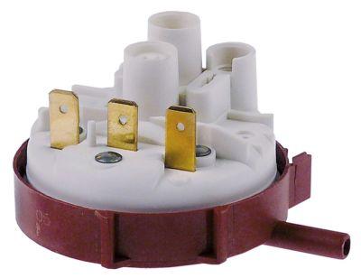 Pressostat Trykområde 160/50mbar Tilslutning Fladstik 6,3 mm ø 58mm