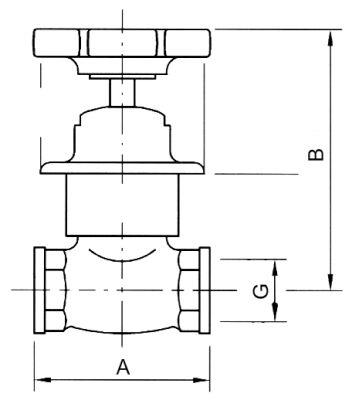Dampventil Tilslutning 1