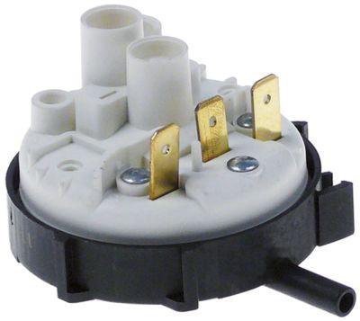 Pressostat Trykområde 90/75mbar Tilslutning 6mm ø 58mm Tryktilslutning horisontal Spuleteknik