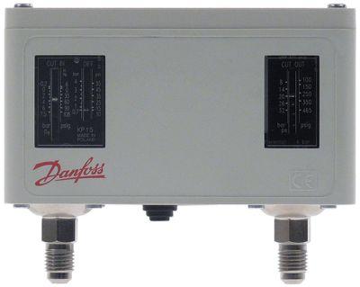 Pressostat Tryktilslutning vertikal ND/HD Køleteknik Type KP15 060-5071 DANFOSS