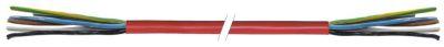 Ledning Silicone 5 x G1,5 mm²Silicone  -60 up to +180°