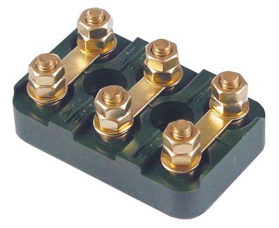 Klembræt Gevind M6 L 70mm B 45mm 3-polet