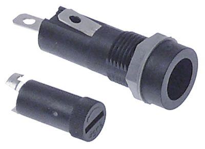 Sikringsholder 10A Mærkespænding 250V Tilslutning F4,8 ø 125mm passende sikring ø5x20mm