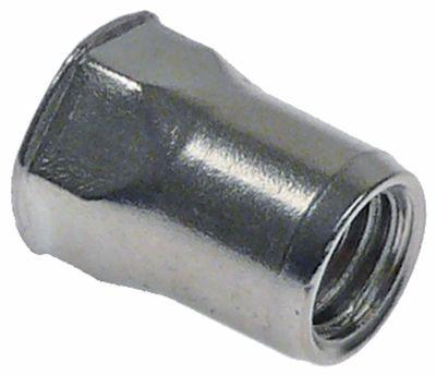 Nittemøtrik Gevind M8 CNS L 164mm DN 11mm VPE 1 Stk.