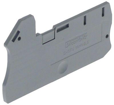 Skilleplade til rækkeklemme L 68mm B 2,2mm H 40,7mm PHOENIX CONTACT D-STU 10