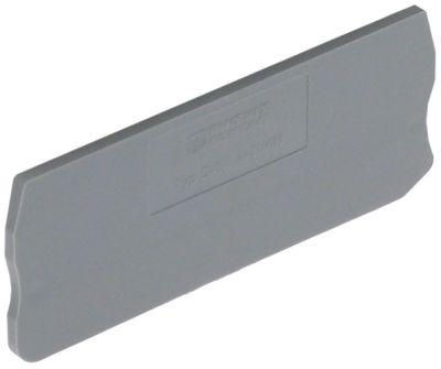 Skilleplade til rækkeklemme L 71,5mm B 2,2mm H 29mm PHOENIX CONTACT D-ST 4-TWIN