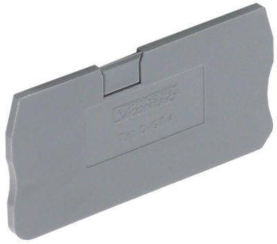 Skilleplade til rækkeklemme L 56mm B 2,2mm H 29mm PHOENIX CONTACT D-ST 4