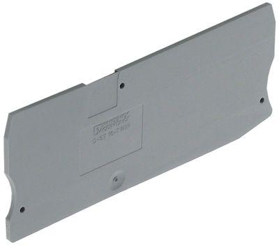 Skilleplade til rækkeklemme L 108mm B 2,2mm H 44mm PHOENIX CONTACT D-ST 16-TWIN