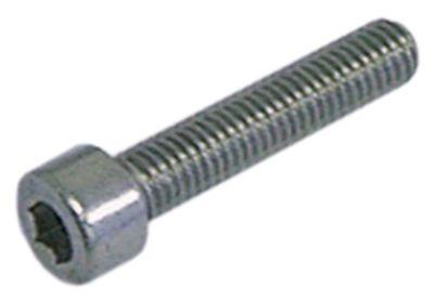 Cylinderhovedskrue DIN 912/ISO 4762 Gevind M5 CNS SW 4 Gevind L 20mm VPE 20 Stk.