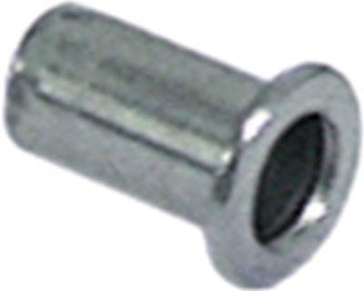 Nittemøtrik ø 11mm Gevind M8 CNS L 18mm VPE 10 Stk.