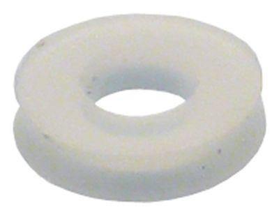 Underlagsskive ID ø 4mm UD ø 9,6mm Materialestyrke 2mm Silikone VPE 1 Stk.