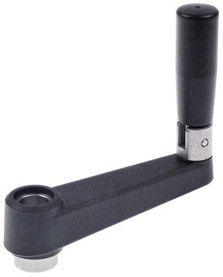 Håndsving Indføring ø 24mm Boring ø 16mm Samlet længde 128mm Håndtagslængde 65mm