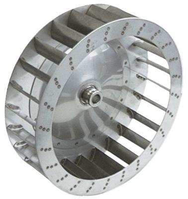 Ventilatorhjul H1 100mm H2 46mm D1 ø 350mm D2 ø 195mm D3 ø 23mm Skovle 24