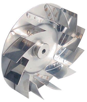 Ventilatorhjul H1 35mm H2 15mm D1 ø 160mm D2 ø 8mm D3 ø 8mm Skovle 12