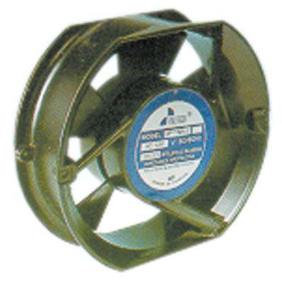 Aksialventilator 230VAC 42/37W L 172mm B 150mm H 51mm Leje Kugleleje Tilslutning Fladstik 2,8mm