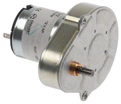 Drevmotor 12V Aksel ø 4mm Type G70C10AFTEG H 61mm L 66mm B 50mm CROUZET Spænding DC  -Hz