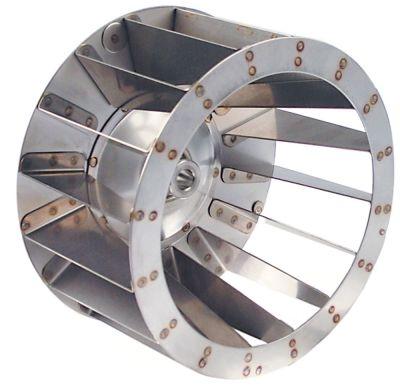 Ventilatorhjul H1 100mm H2 30mm D1 ø 180mm D2 ø 115mm D3 ø 16mm Skovle 16