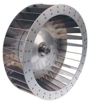 Ventilatorhjul H1 100mm H2 46mm D1 ø 310mm D2 ø 195mm D3 ø 23mm Skovle 30