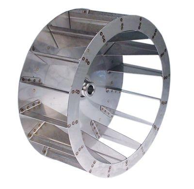 Ventilatorhjul H1 135mm H2 505mm D1 ø 335mm D2 ø 195mm D3 ø 235mm Skovle 16