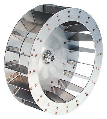 Ventilatorhjul H1 78mm H2 30mm D1 ø 250mm D2 ø 115mm D3 ø 16mm Skovle 20