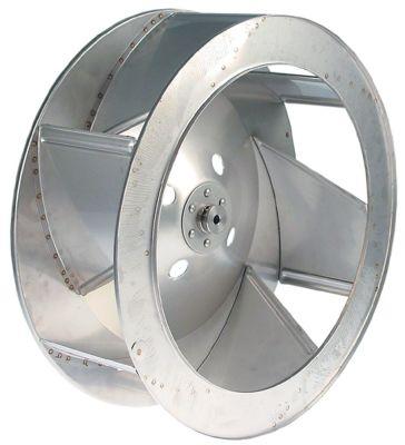 Ventilatorhjul H1 152mm H2 37mm H3 31mm D1 ø 440mm D2 ø 10mm D3 ø 10mm Skovle 6