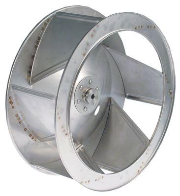 Ventilatorhjul H1 135mm H2 13mm H3 24mm D1 ø 350mm D2 ø 10mm D3 ø 10mm Skovle 6