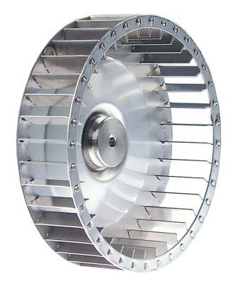 Ventilatorhjul H1 39mm H2 135mm D1 ø 150mm D2 ø 6mm D3 ø 6mm Skovle 36