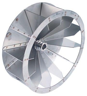 Ventilatorhjul H1 100mm H2 46mm D1 ø 300mm D2 ø 195mm D3 ø 23mm Skovle 12