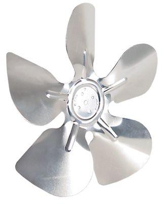 Ventilatorhjul Aluminium ø 254mm B 42mm Ventilatorhjulfastgørelse 254mm suger