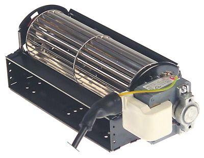 Tværstrømsventilator 30W 230V Motor venstre Valse ø 60mm Valse L 180mm Tilslutning Kabel