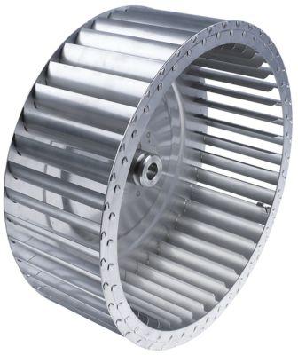 Ventilatorhjul H1 127mm H2 48mm D1 ø 355mm D2 ø 20mm D3 ø 22mm Skovle 42