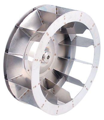 Ventilatorhjul H1 125mm H2 36mm D1 ø 350mm D2 ø 12mm D3 ø 16mm Skovle 12