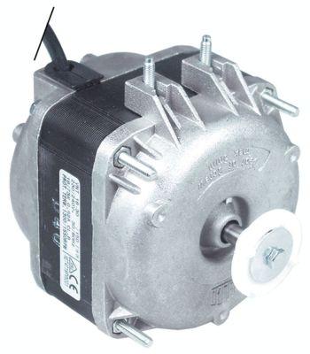 Ventilatormotor 18W 230V 1300/1550o/min Tilslutning med 3 ledere Leje Glideleje