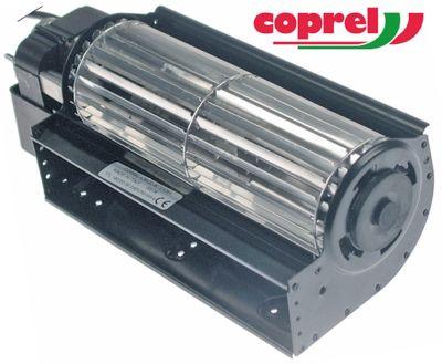 Tværstrømsventilator 25W Motor højre Valse ø 60mm Valse L 180mm -10 til +60°C