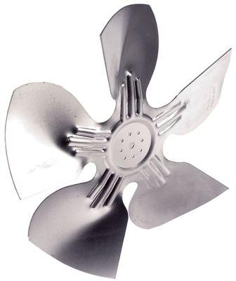 Ventilatorhjul Aluminium ø 254mm B 38mm Ventilatorhjulfastgørelse 254mm suger