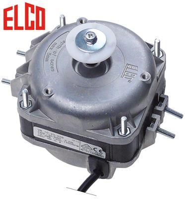 Ventilatormotor ELCO 10W 230V 1300/1550o/min Tilslutning Kabel 500mm Leje Glideleje Serie