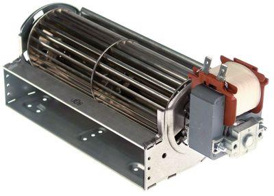 Tværstrømsventilator 28W Motor venstre Valse ø 60mm Valse L 180mm 0 til +60°C