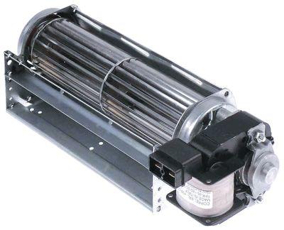 Tværstrømsventilator 26W 230V Motor venstre Valse ø 45mm Valse L 180mm -30 til +100°C