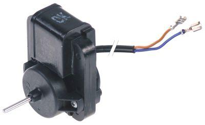Ventilatormotor Type F61-10 220-240V Kabellængde 450mm H 74mm B 61mm Akse ø 32mm