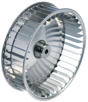 Ventilatorhjul H1 61mm H2 32mm D1 ø 196mm D2 ø 10/8mm D3 ø 10mm Skovle 39