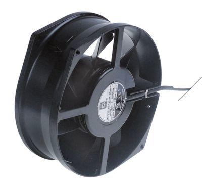 Aksialventilator 230VAC 42W L 172mm B 150mm H 55mm Leje Kugleleje Tilslutning Kabel Metal