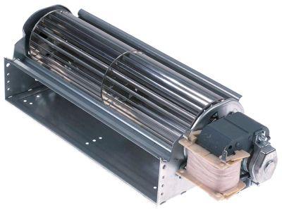 Tværstrømsventilator 22W 230V Motor venstre Valse ø 65mm Valse L 240mm 0 til +60°C
