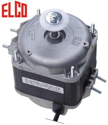 Ventilatormotor ELCO 34W 230V 1300/1550o/min Tilslutning Kabel 500mm Leje Glideleje